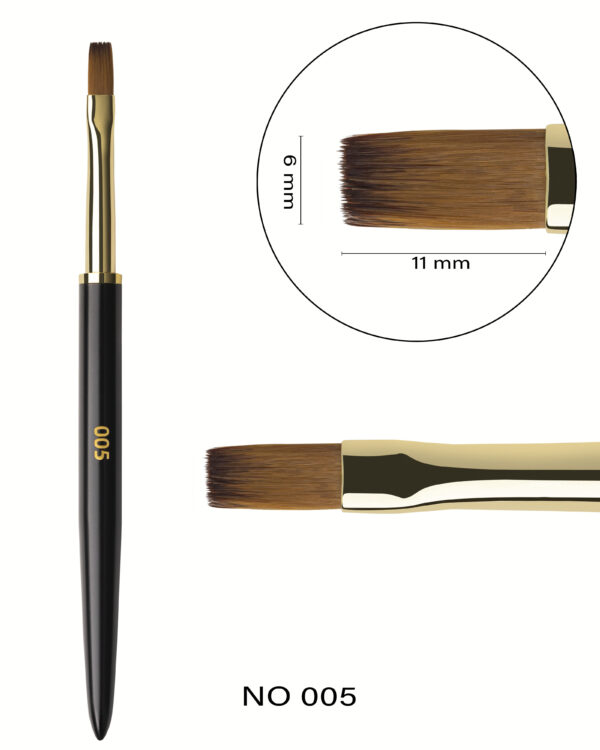 F.O.X Nail Art Brush 005 “Litteä” (tasainen neliö muoto)