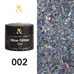 F.O.X gel-polish Glow Glitter Gel 002 5 ml